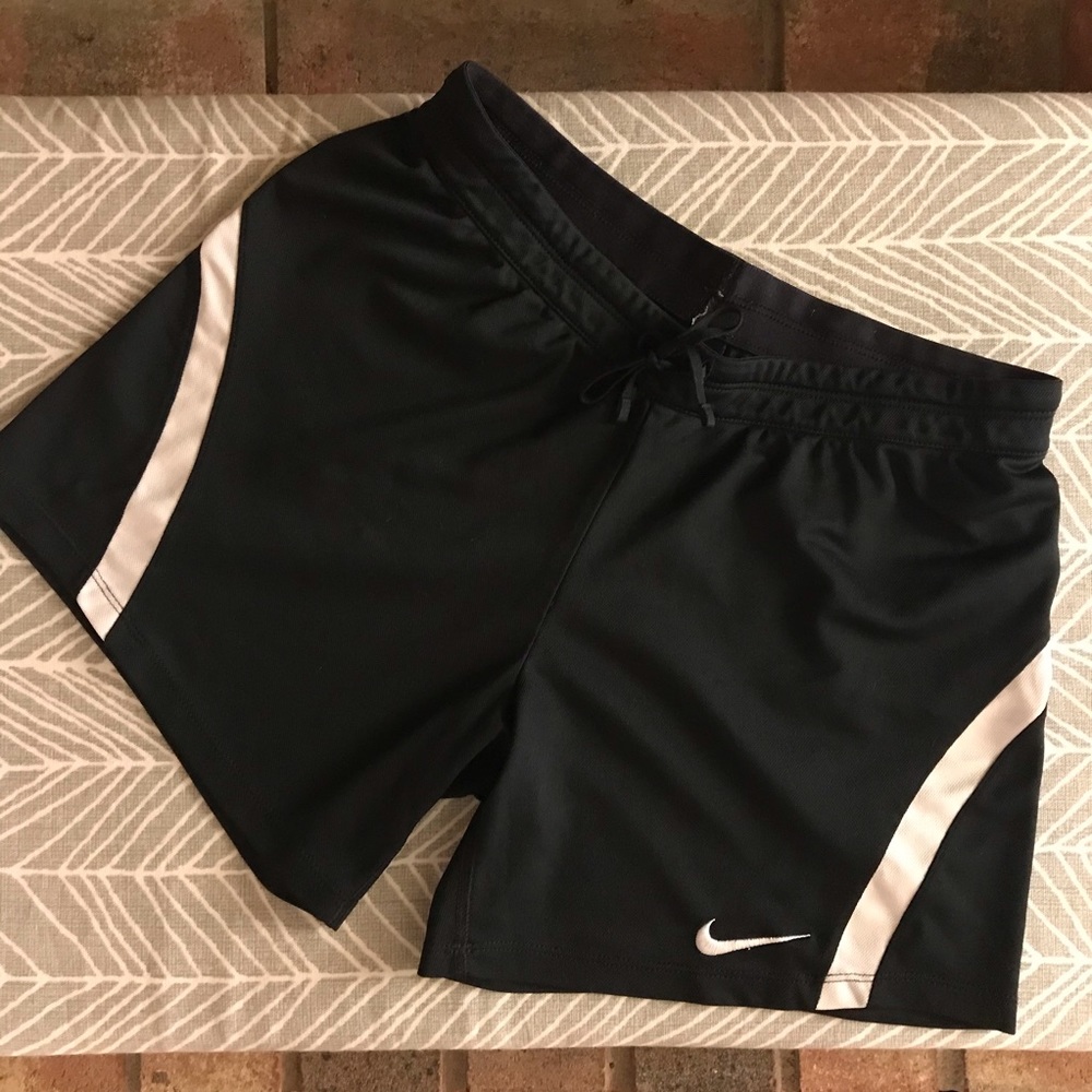Girls Nike Dri-Fit Black Athletic Shorts